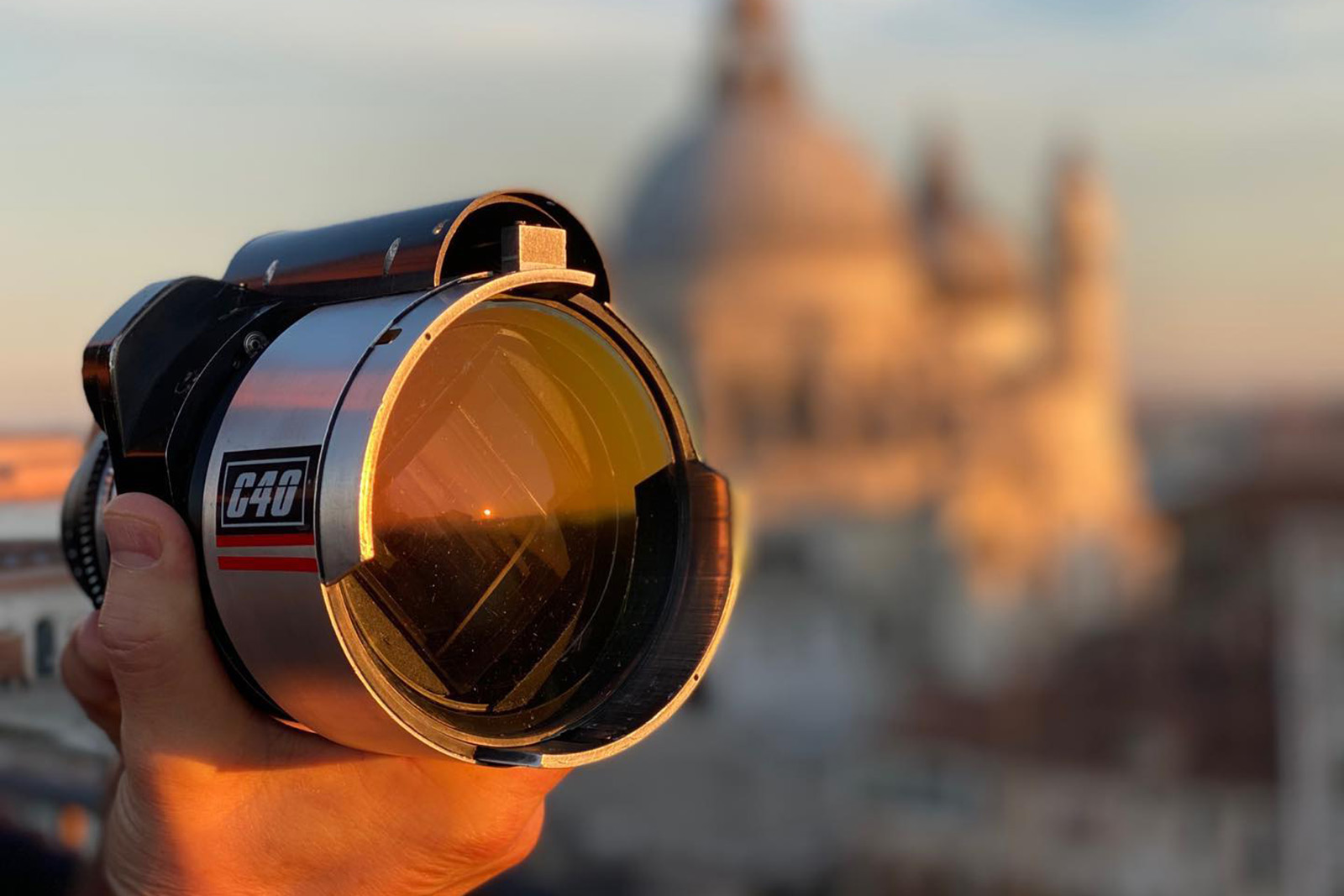 Panavision C40 lens used on the Venice shoot of M:I7