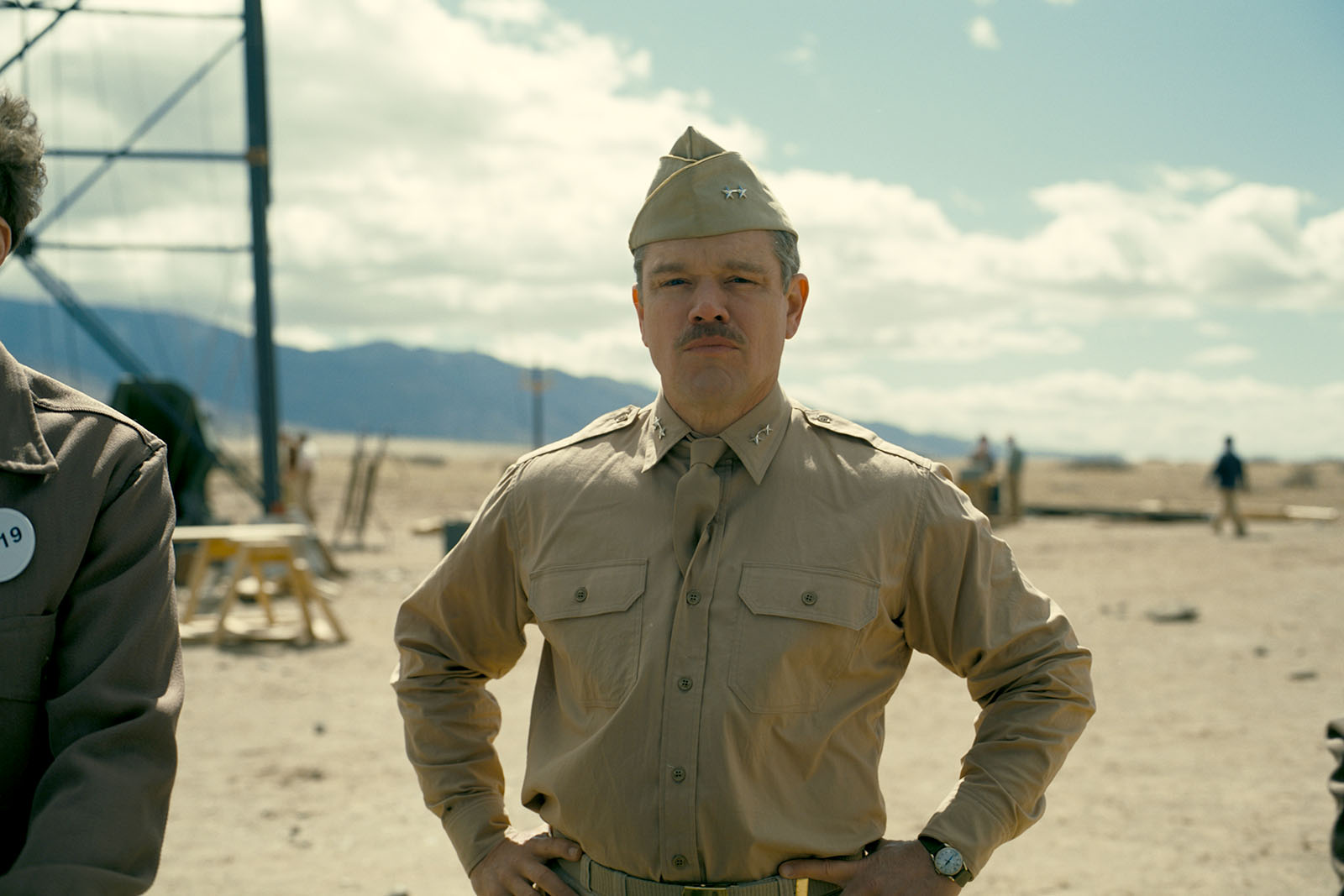 Matt Damon as General Groves in Oppenheimer. Image © Universal Picture