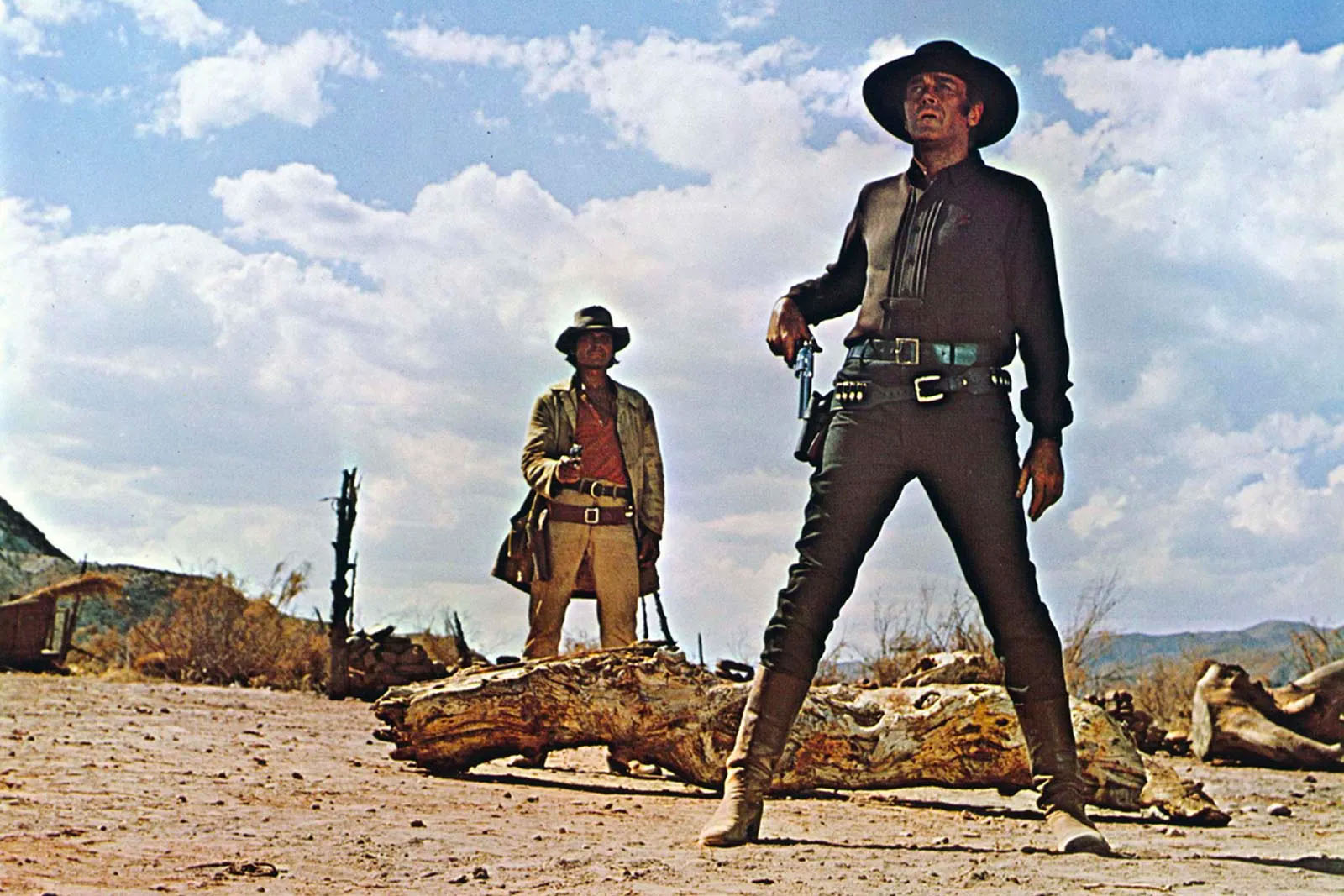 Charles Bronson and Henry Fonda in Once Upon a Time in the West. Image © Paramount Pictures