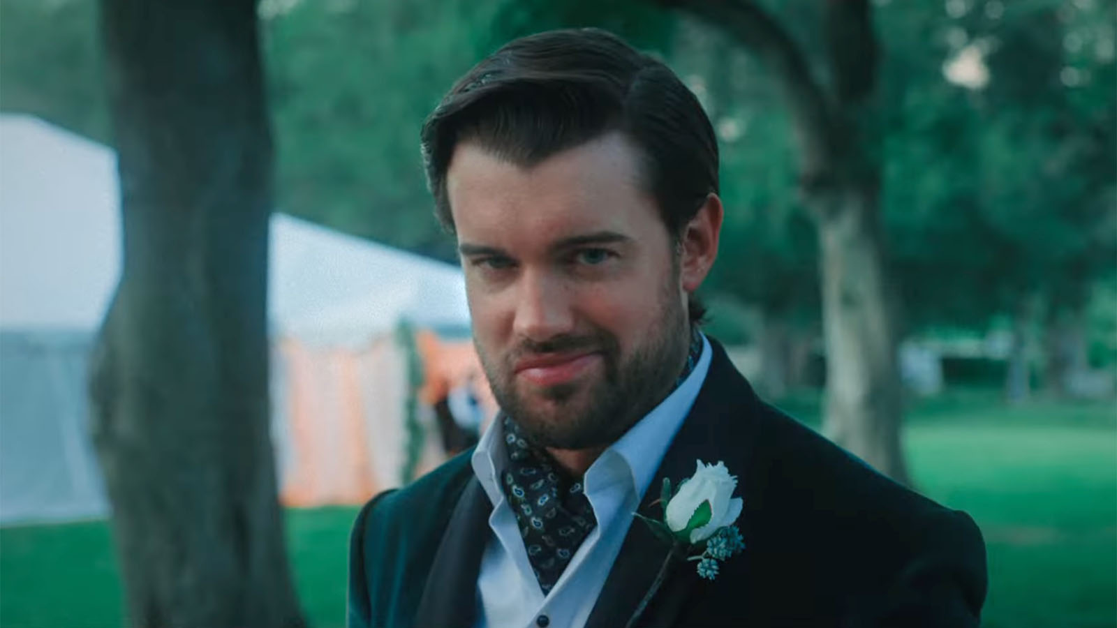 Jack Whitehall plays Sebastian, shown here leaning into his raffish side. 