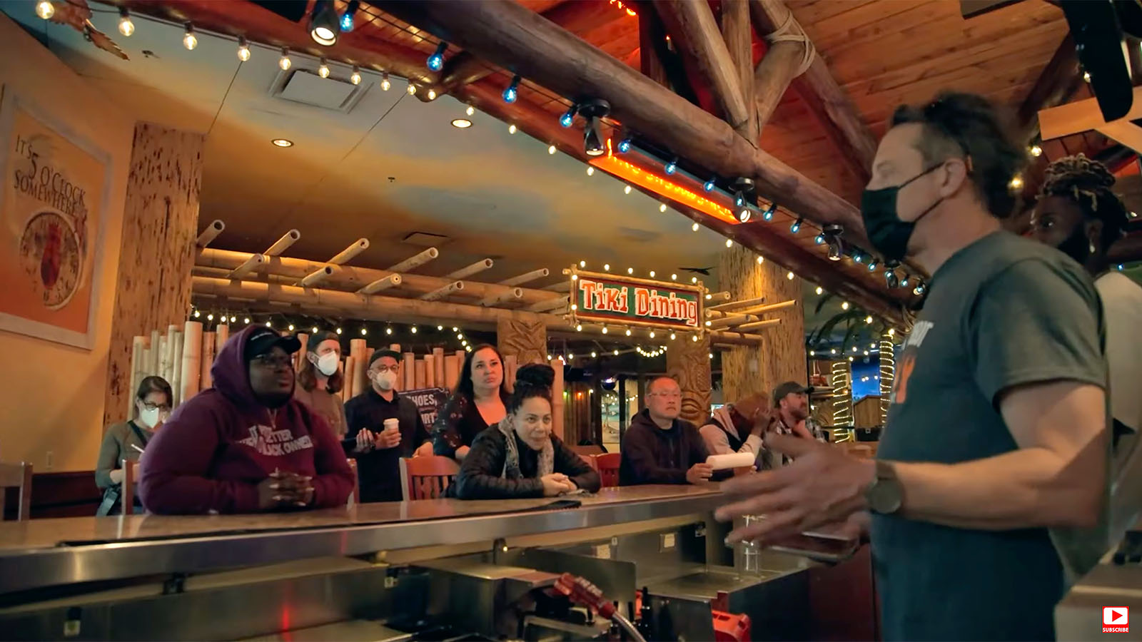 Off-site shoots, like the Margaritaville episdeo had to be meticulously organized. Image © Amazon Prime Video