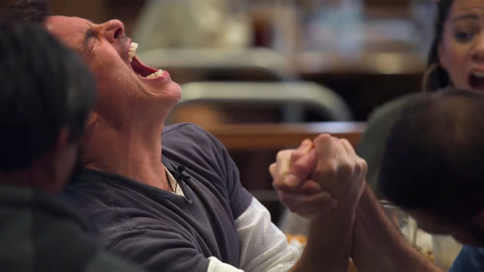 James Marsden plays a really bad version of James Marsden in Jury Duty. Image © Amazon Prime Video