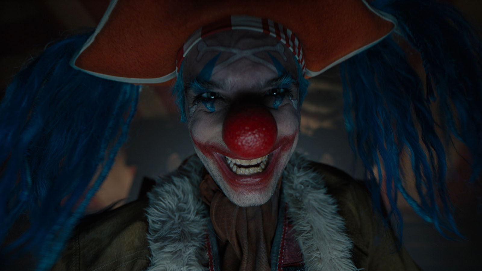 Clowns. Never not creepy. Image © Netflix