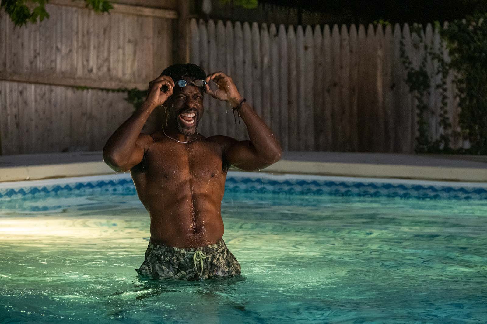Sterling K. Brown plays Cliff, Monk’s bawdy, reckless younger brother. Image © Orion Releasing LLC