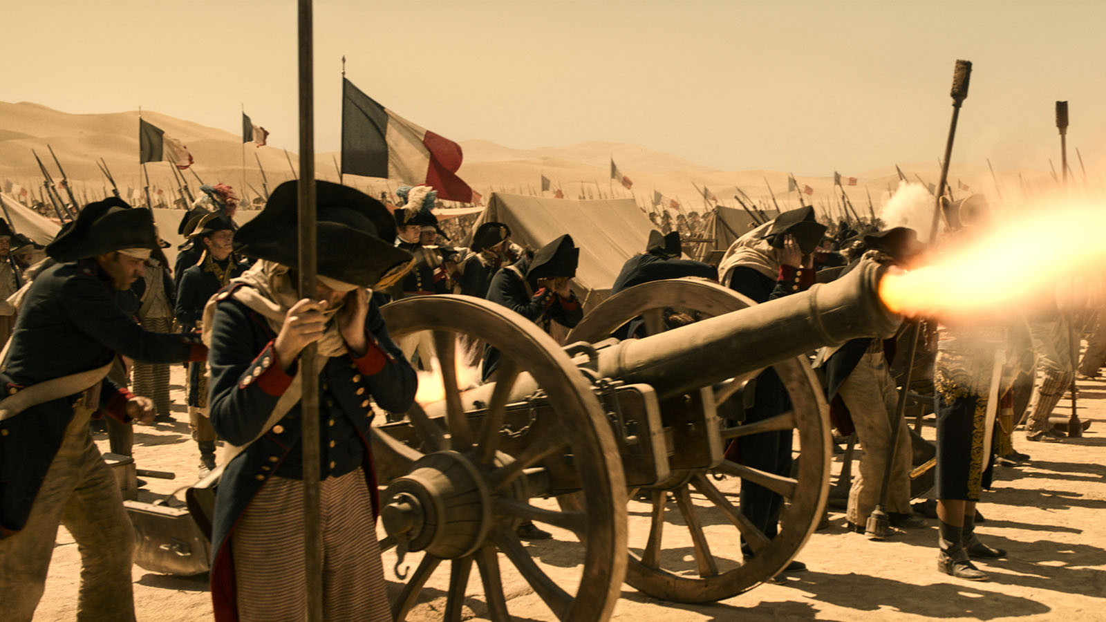 Napoleon's stunning visuals are matched by its explosive score. Image © Apple