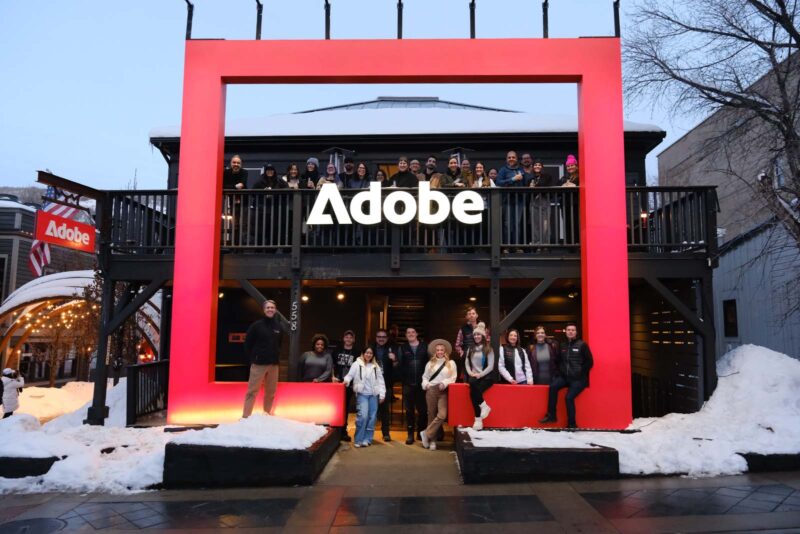 
The Adobe and Frame.io crew in front of Adobe on Main. Image © Shawn McDaniel