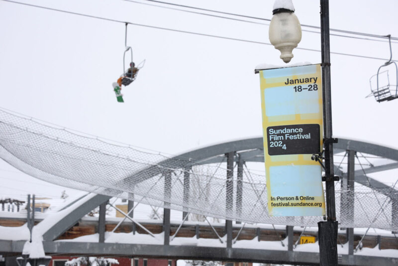 A happy snowboarder drifts away from another great Sundance Film Festival. Image © Sundance Institute