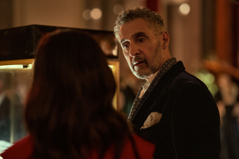 John Tuturro plays real estate mogul Eric Shane, one of the Smith’s mission targets. Image © Prime Video
