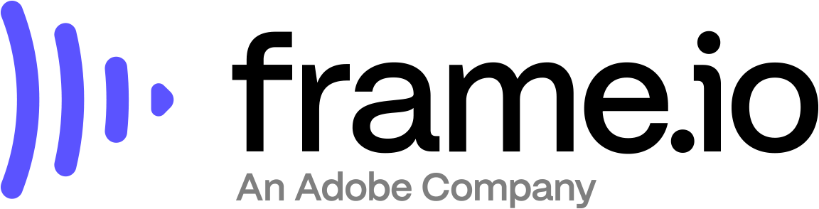 Frame.io, an Adobe Company logo