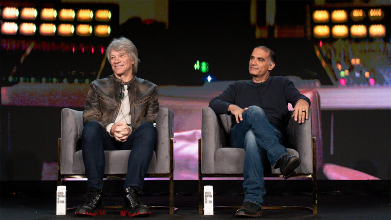 Jon Bon Jovi and director Gotham Chopra.