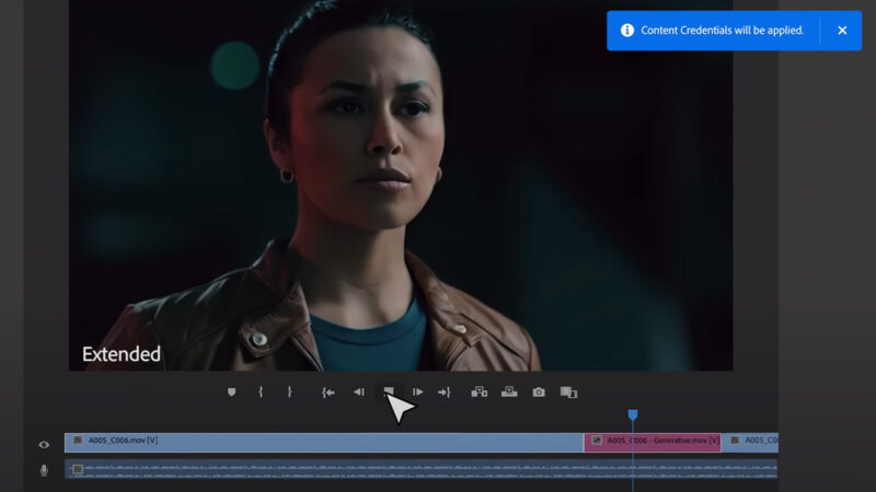 Content Credentials in Premiere Pro