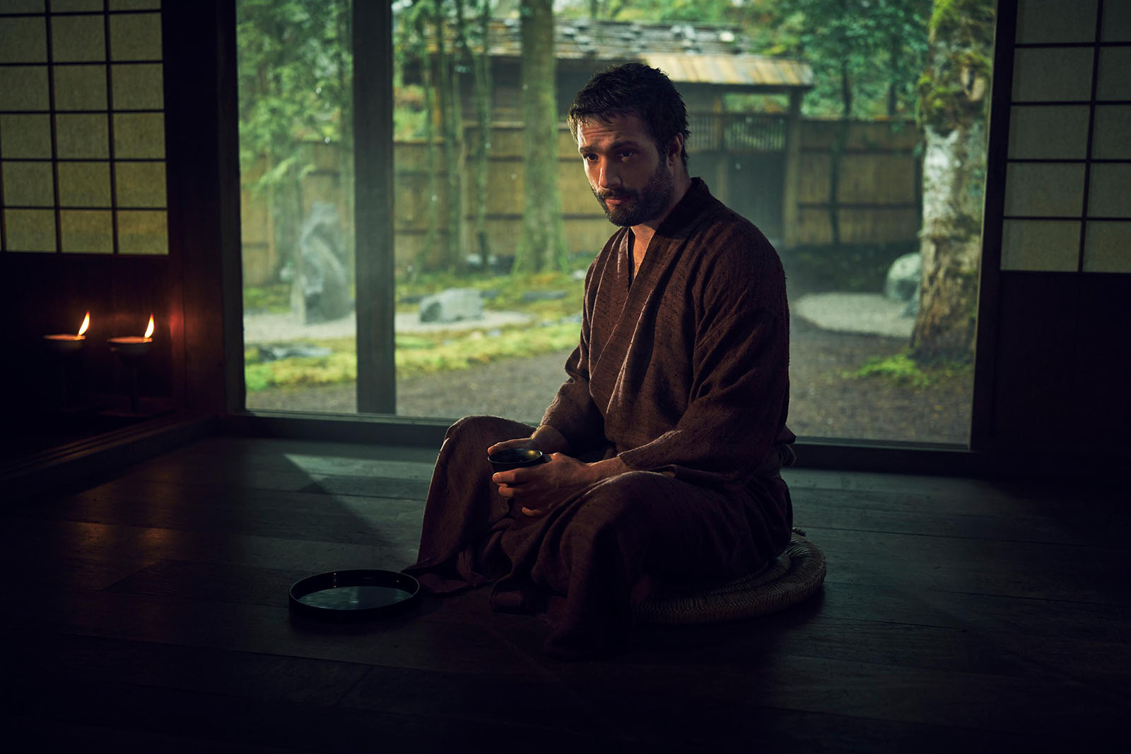 Shogun follows John Blackthorne, an English Protestant sailor who is imprisoned after his ship washes up on the shores of Japan. Image © FX