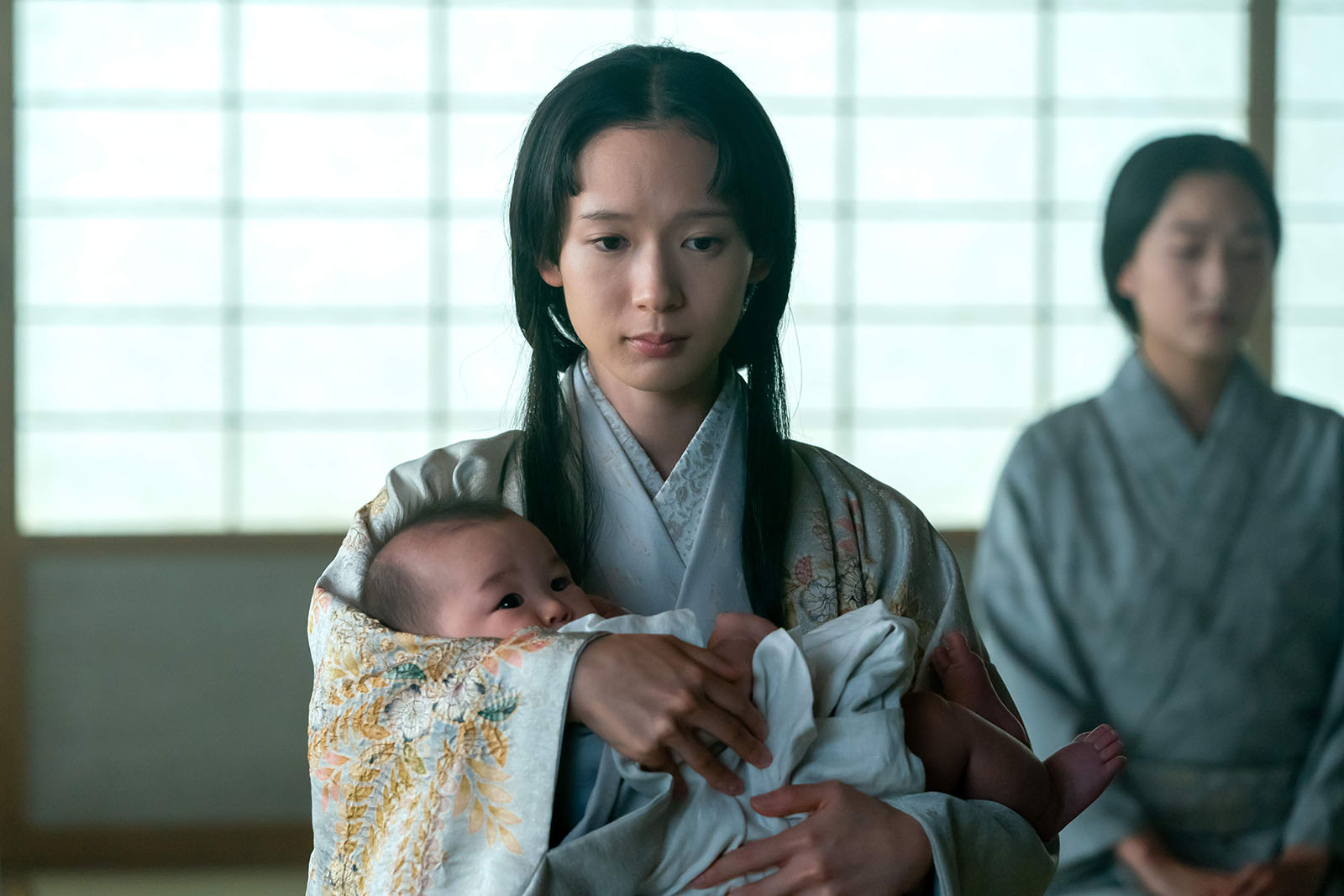 Fuji must tragically sacrifice her own child after her husband offends the Counsel of Regents. Image © FX