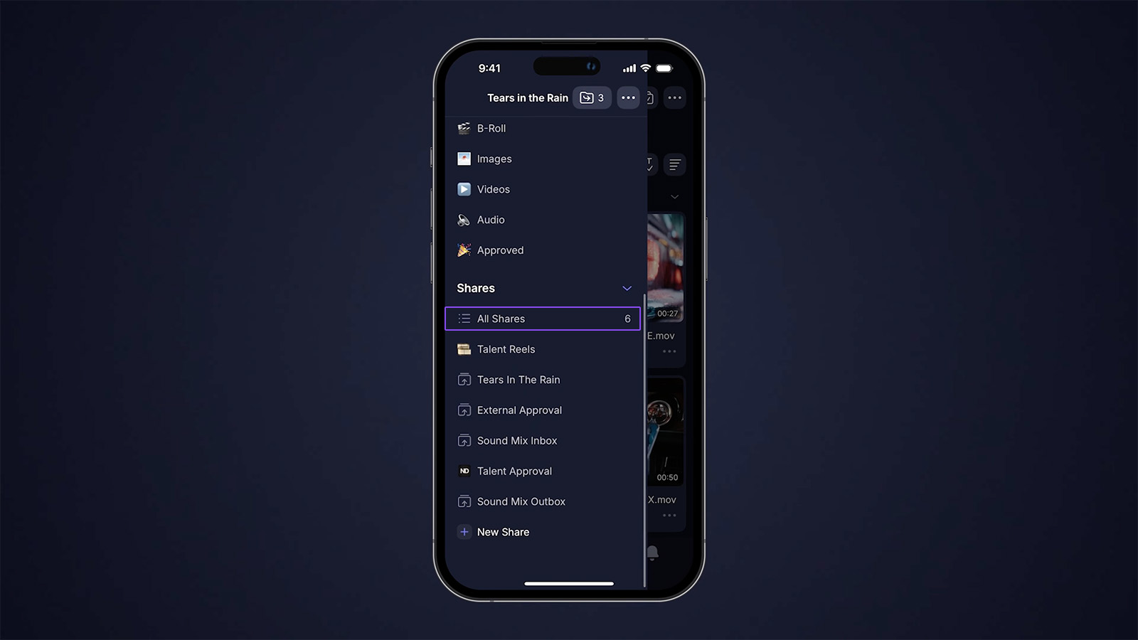 Tap on All Shares…