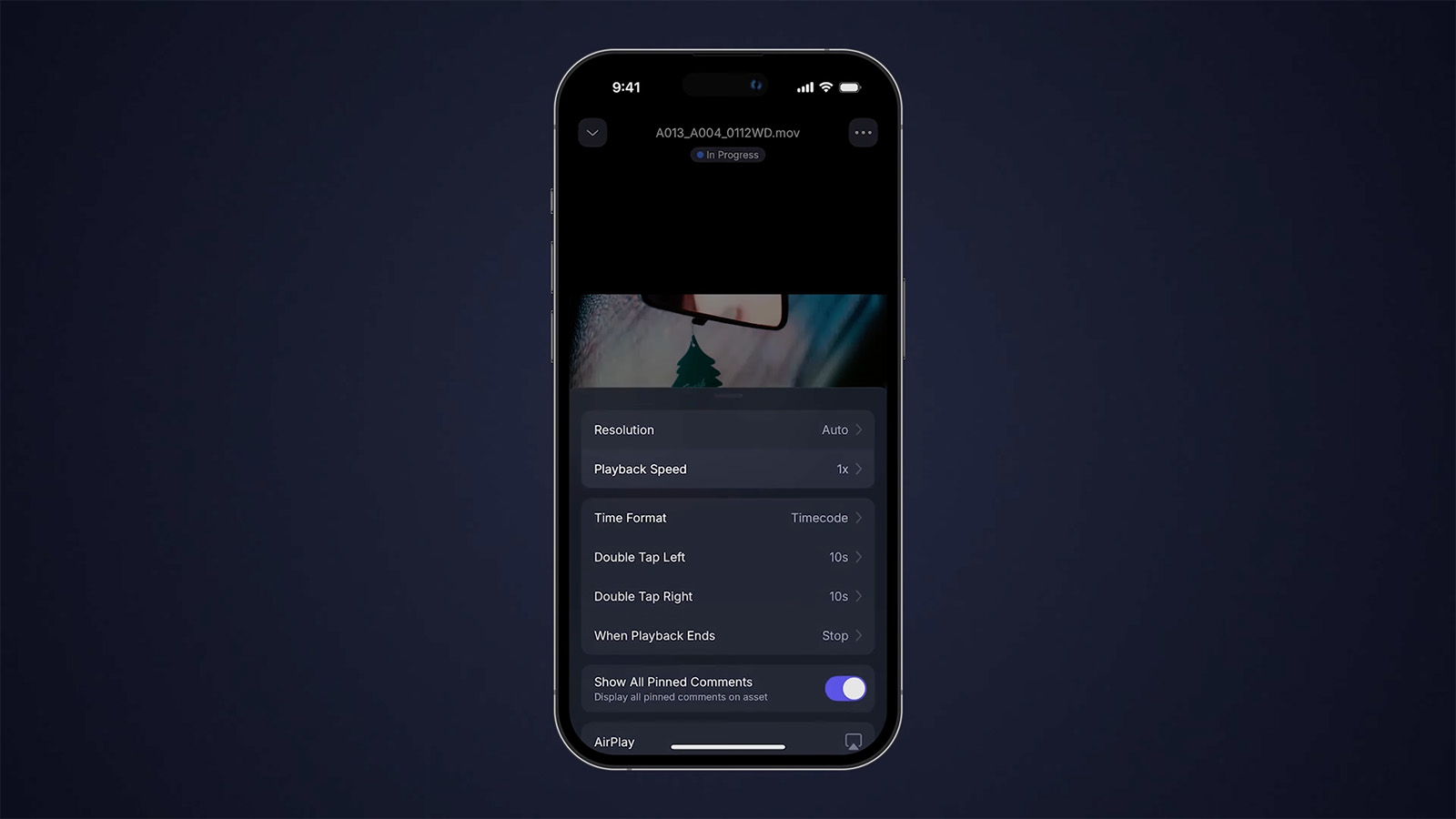 All the classic Frame.io mobile features are still available in V4’s mobile experience.