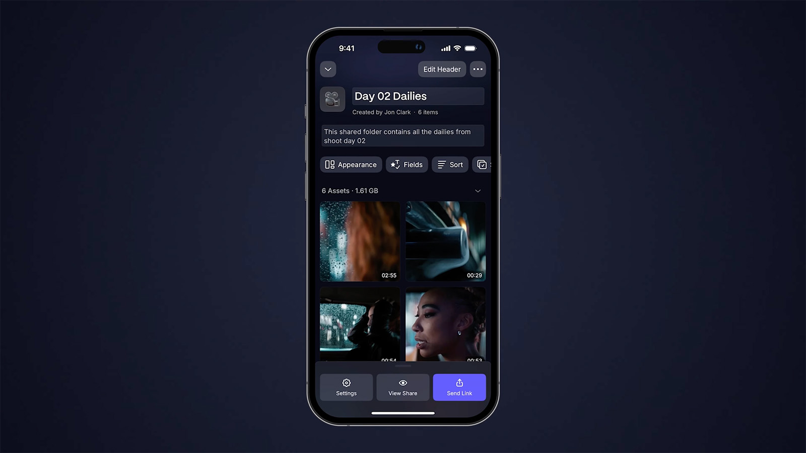 You can customize your Shares with a unique title, description, or even an emoji.