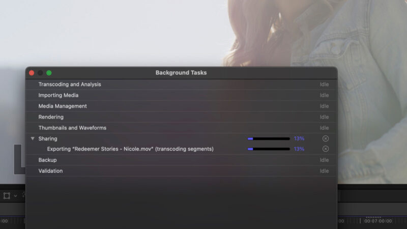 If you have the right CPU, FCPX can use segmented exports to make the most of it.