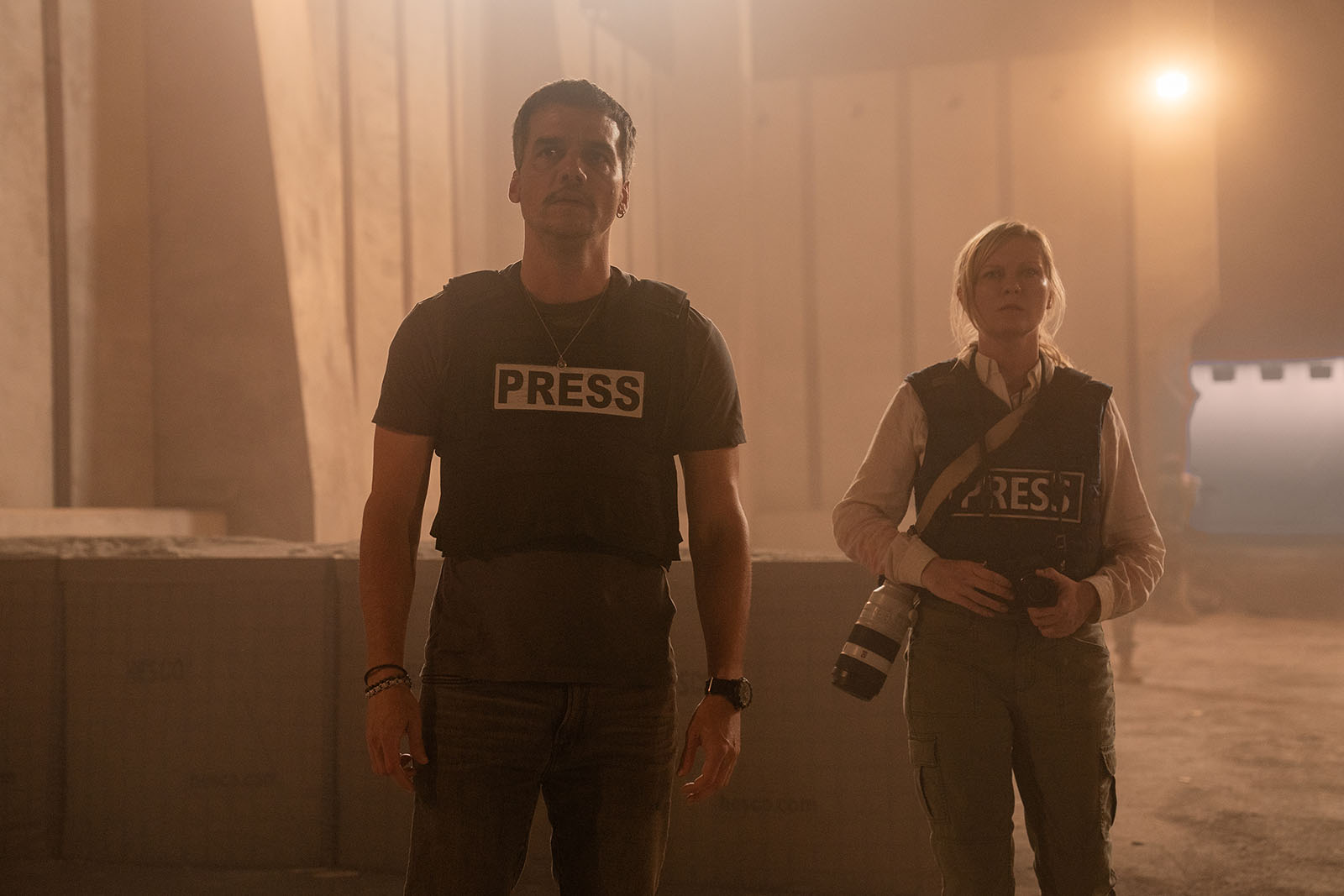Wagner Moura said he was “destroyed” after filming Civil War. “I just laid down in the grass and cried.” Image © A24
