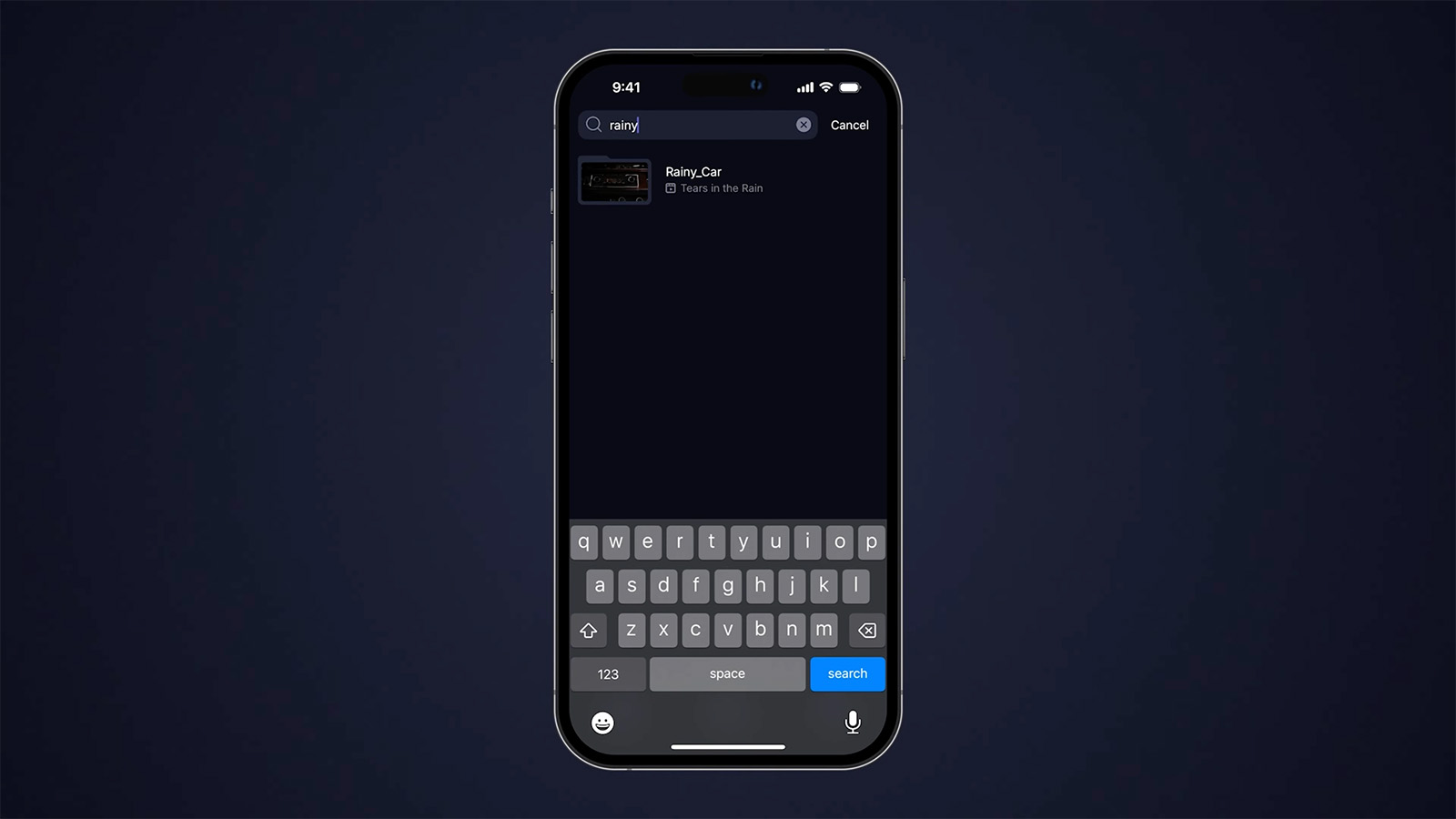 Frame.io V4 mobile now has a search function, which will help you find your assets quickly when you’re on the go.