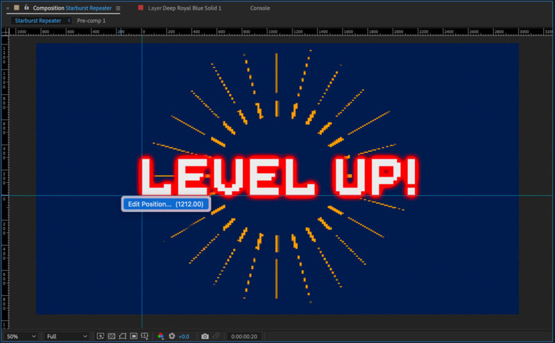 Change the position of After Effects guides