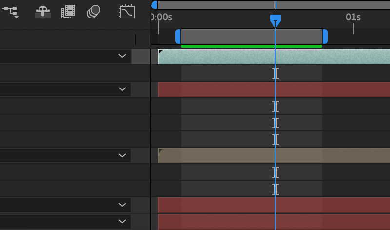 Setting a work area bar can limit the render for faster previews