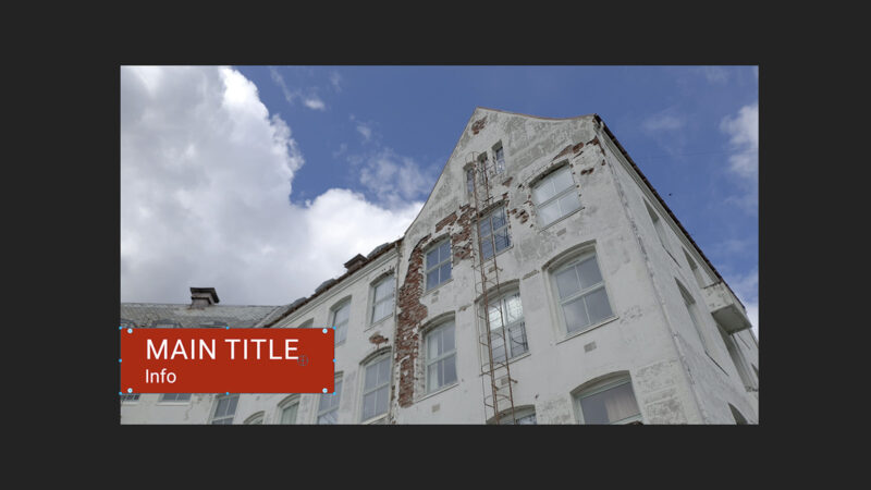 Lower-third MOGRT in Premiere Pro