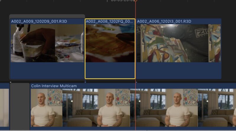 Pressing Shift+Q will perform a three-point edit that matches the selected clip.
