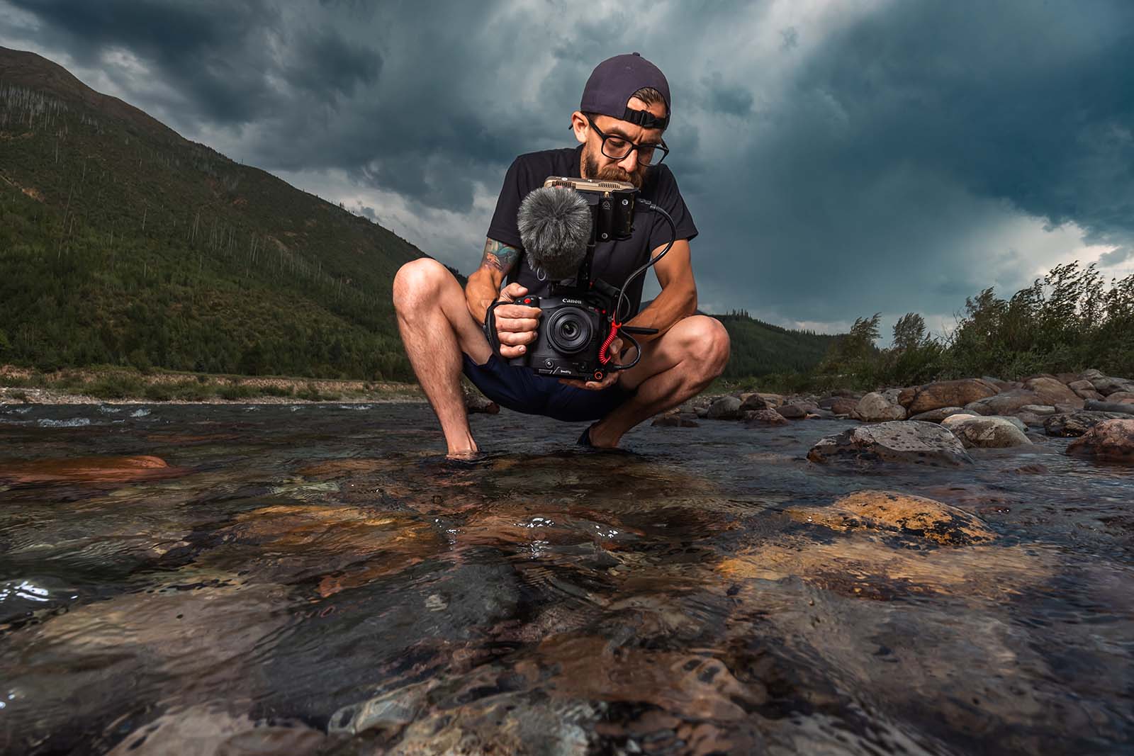 Dog Breath is shooting on Canon C7 cameras connected to the Atomos Connect system for C2C access. Image © Dog Breath Photography