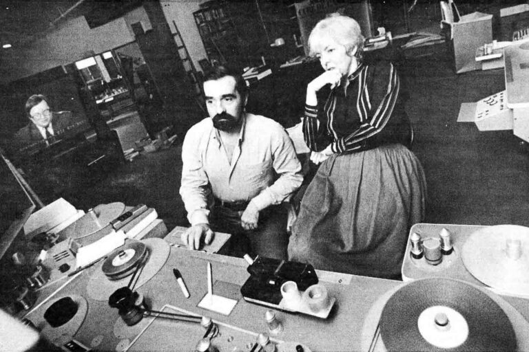 Thelma Schoonmaker and Martin Scorsese have been working on films together for over forty years.