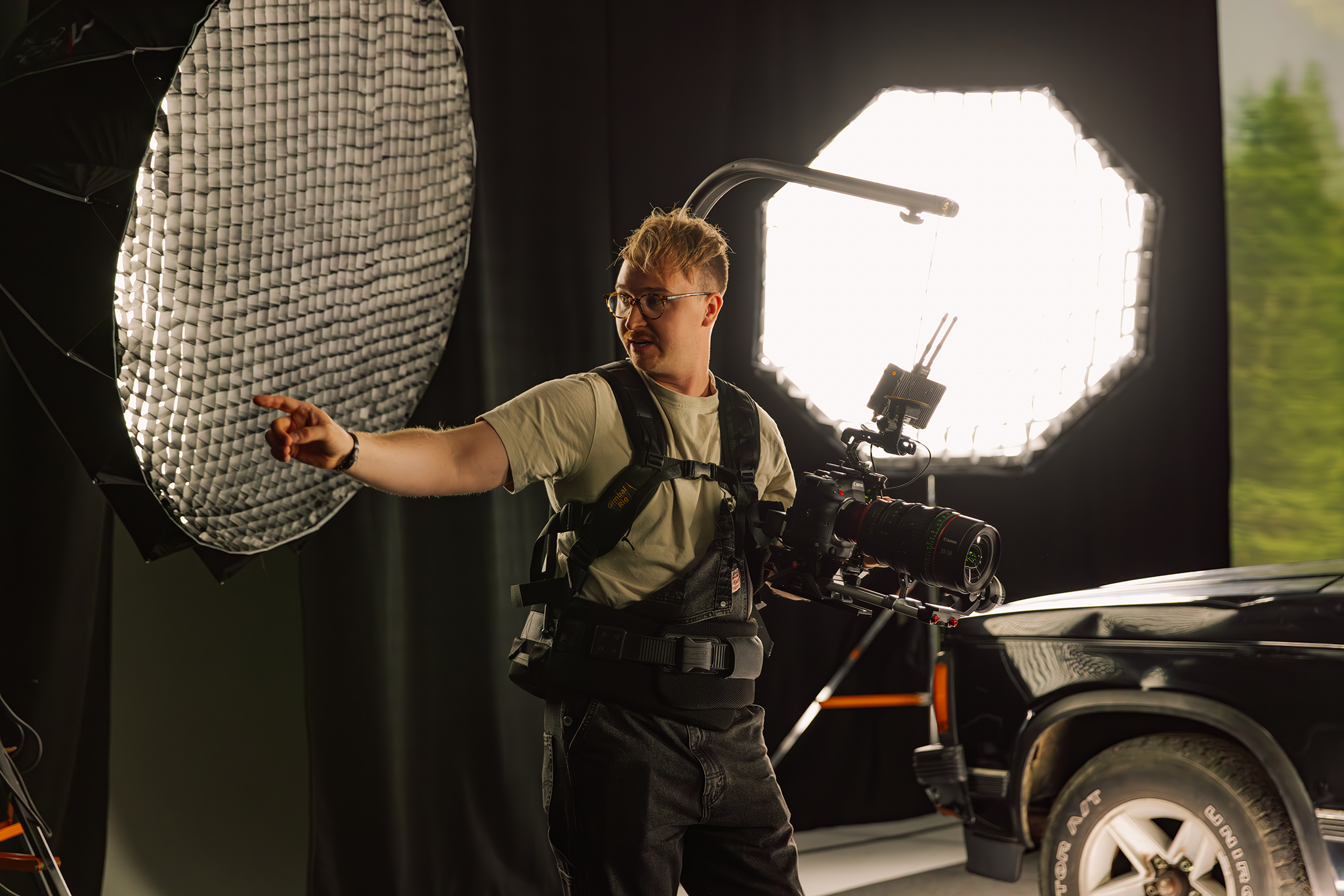 On set behind the scenes photo from Outbound Life