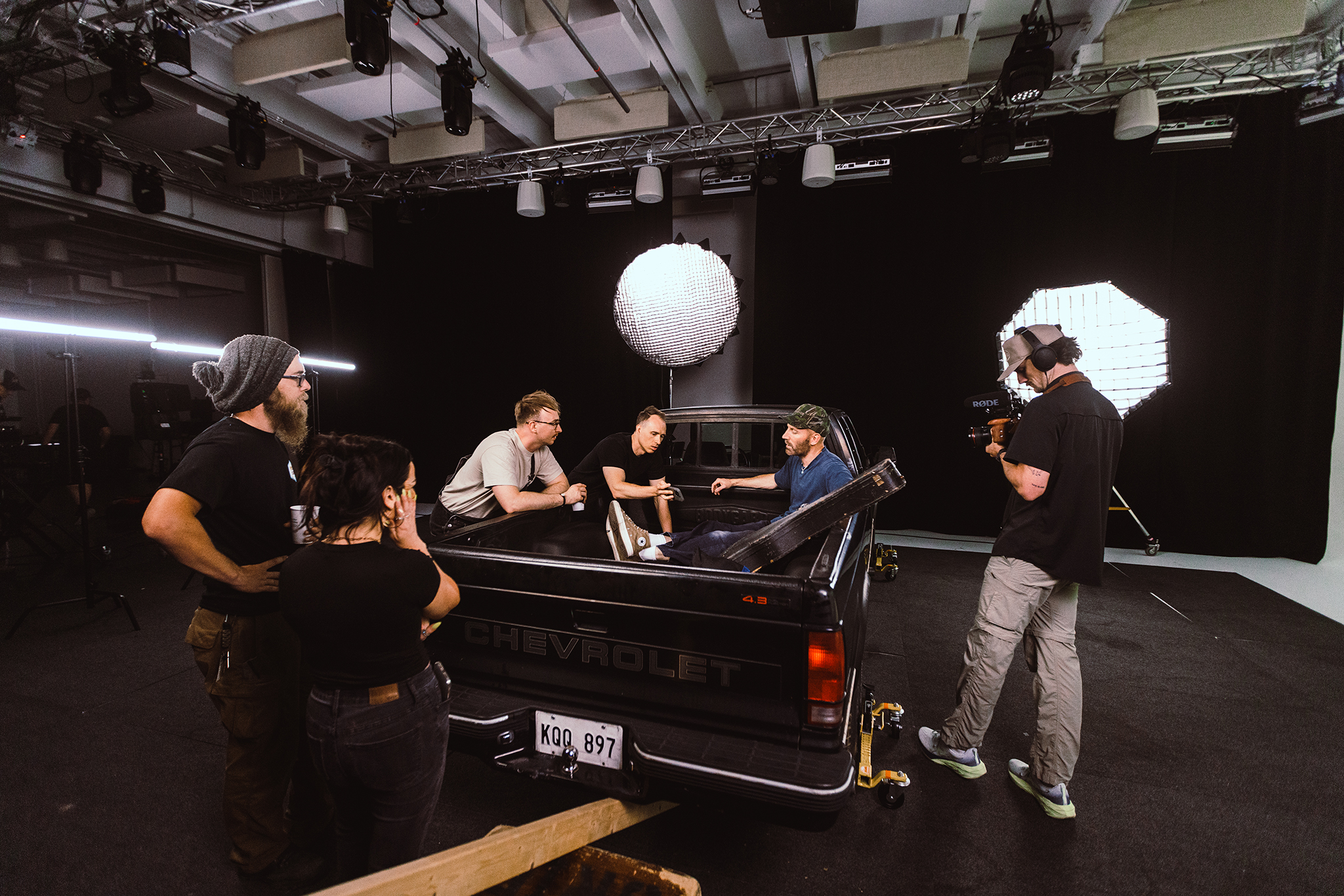 On set behind the scenes photo from Outbound Life