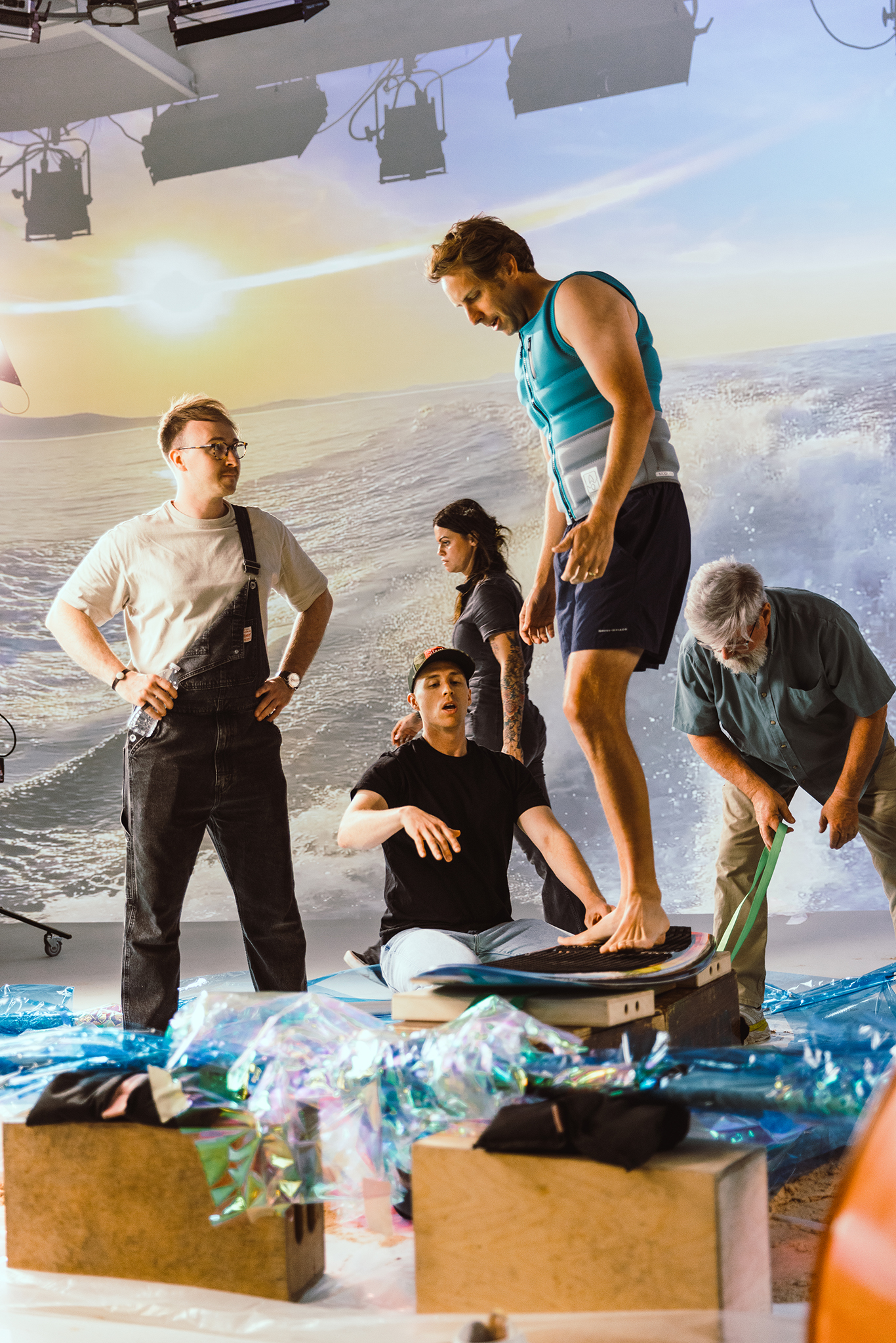 On set behind the scenes photo from Outbound Life