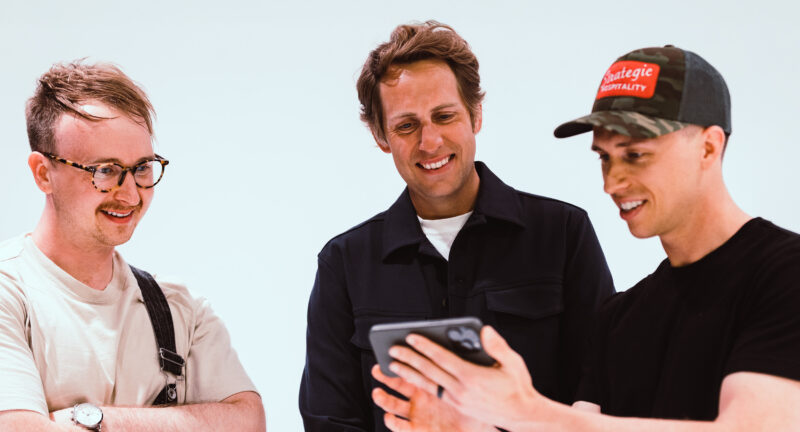 On set behind the scenes photo from Outbound Life